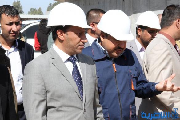 ذي قار تعلن عن انجاز 77% من اعمال مشروع ماء الفجر الجديد