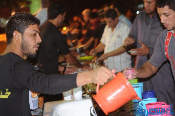 بالصور : مواكب العزاء في الناصرية تستقطب رجال دين وساسة بارزين 