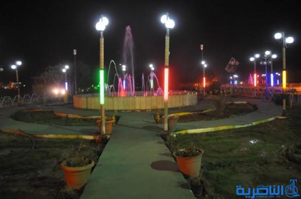 بالصور : ليالي سوق الشيوخ وشوارعها المضيئات