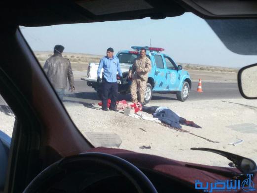 بالصور : الحادث الذي ادى الى وفاة النائب عبد العظيم العجلان