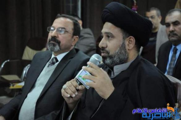 بحضور الشيخ محمد مهدي الناصري ... أنعقاد الجلسة الـ96 لمنتدى الحوار القرآني في ذي قار (مصور)