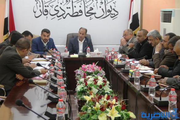 محافظ ذي قار يتراس اجتماع غرفة عمليات الطاقة ويؤكد متابعة اجراء ات تنصيب محطتين متنقلتين في شمال الناصرية