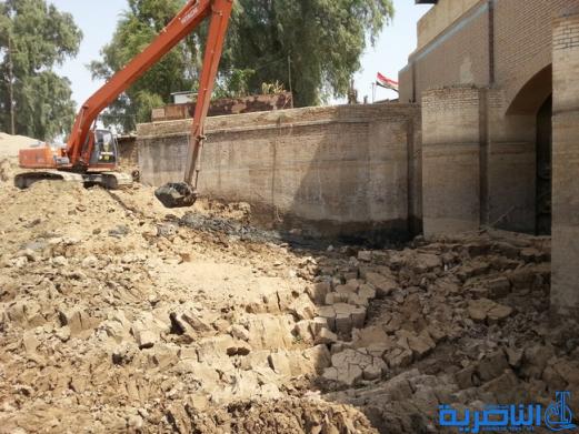 المباشرة بصيانة سدة البدعة أقدم سدود ذي قار الاروائية – تقرير مصور-