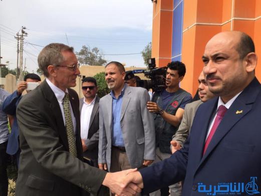 بالصور:السفير الامريكي يزور ذي قار دعما لملف الاهوار