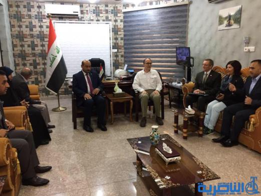 بالصور:السفير الامريكي يزور ذي قار دعما لملف الاهوار