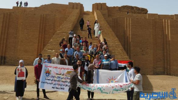  بالصور:زقورة اور تحتضن قداس للمسيح الكلدان