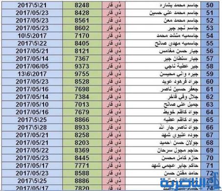 بالاسماء :صحة ذي قار ترفع قوائم جديدة الى المرور لتخصيص ارقام لسيارات المعاقين