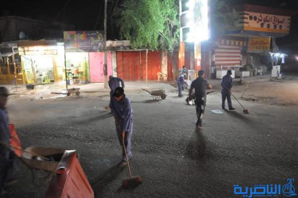 بالصور : ليالي سوق الشيوخ وشوارعها المضيئات