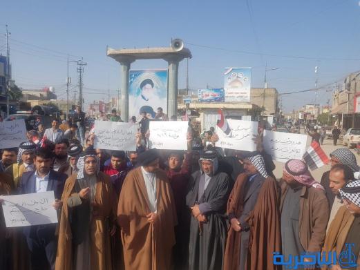 ‎الرفاعي تتظاهر احتجاجا على &quot;الغبن&quot; الذي لحقها في الموازنة العامة