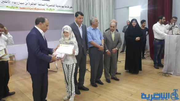 محافظ ذي قار يرعى حفلا لتكريم الطلبة والكوادر التربوية المتميزة