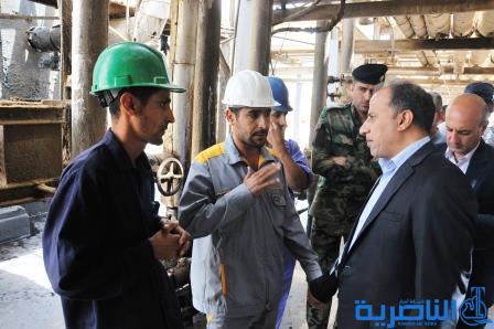 محافظ ذي قار يدعو وزارة النفط للتعجيل بإحالة مصفى الناصرية الكبير ، ويؤكد تعثر اجراءات احالته منذ عام 2006