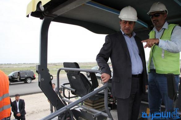 محافظ ذي قار يتفقد مشروع تقاطع البطحاء مع المرور السريع ويؤكد انجاز 75% من اعمال المشروع ويتوقع انجازه خلال العام الحالي