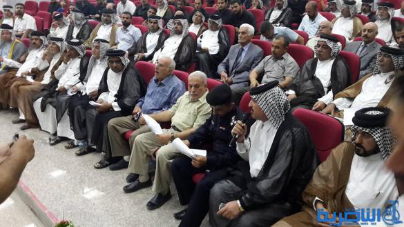 شيوخ عشائر الشطرة يوقعون اتفاقا لتجريم مطلقي العيارات النارية في المدينة - تقرير مصور-