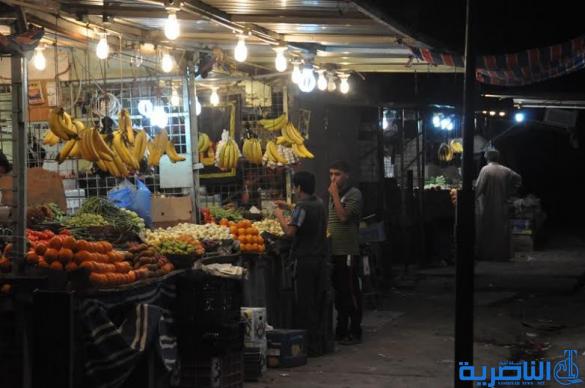 بالصور : ليالي سوق الشيوخ وشوارعها المضيئات