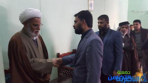  بالصور:الشيخ محمد مهدي الناصري يستقبل وفدا من حركة الابدال