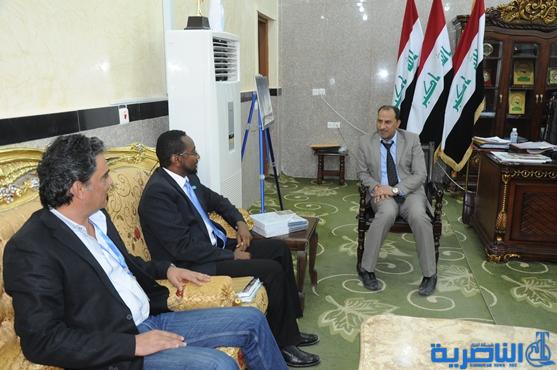 ذي قار تؤكد دعمها لنشاطات اليونسيف وترحب برغبتها في فتح مكتب لها في المحافظة 