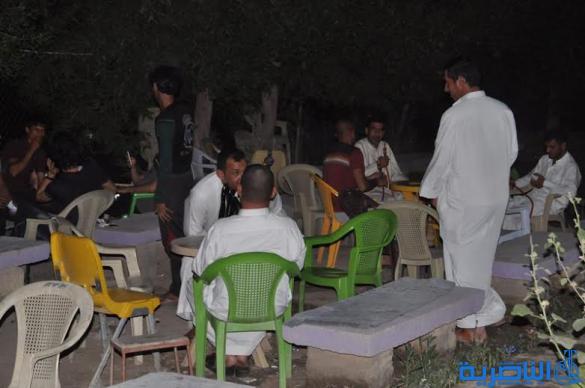 بالصور : ليالي سوق الشيوخ وشوارعها المضيئات