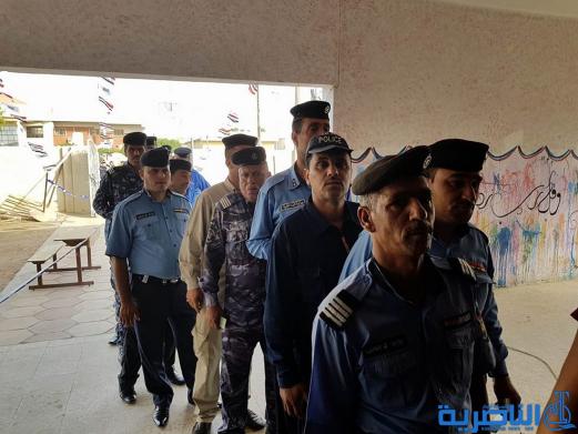 بالصور:انطلاق عملية التصويت الخاص في مدينة الناصرية