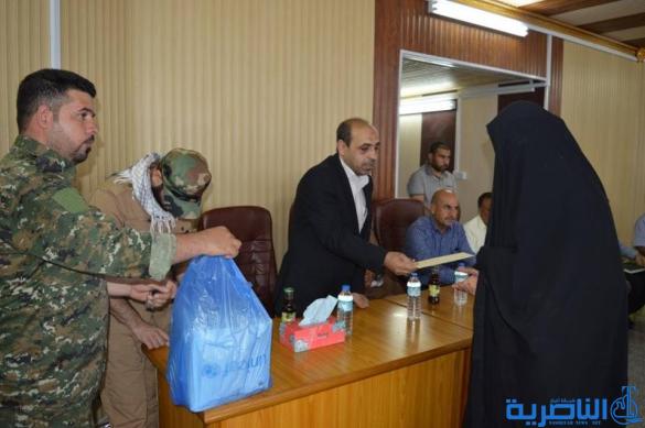 هيأة حقول ذي قار تنظم حفلا لتكريم اسر الشهداء