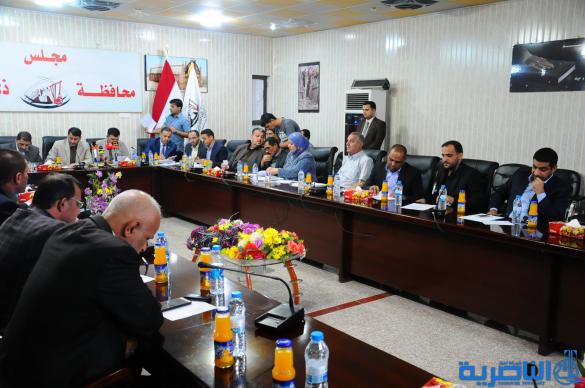  مجلس ذي قار يجتمع لمناقشة نقل الصلاحيات الوزارية قبيل يوم واحد من موعد انتقالها-تقرير مصور-