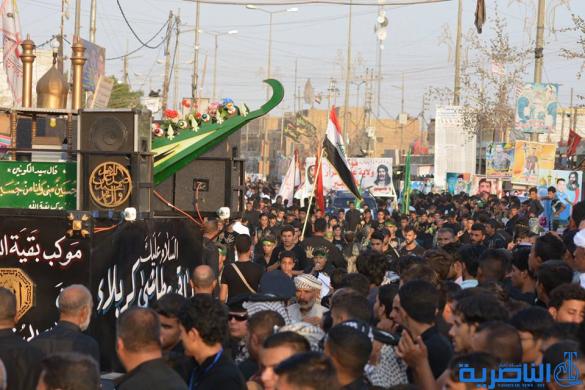 بالصور:الرفاعي تحيي ذكرى عاشوراء بمسيرة للمواكب الحسينية 