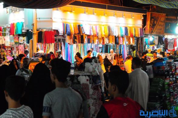 بالصور : اسواق الناصرية لا تنام استعدادا لعيد الفطر المبارك 