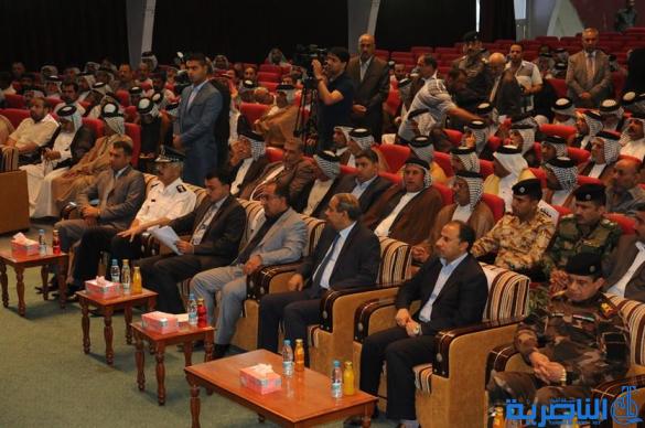 محافظ ذي قار يشارك في المؤتمر التنسيقي الاول للمختارين ويتعهد بتبني قضاياهم المطلبية