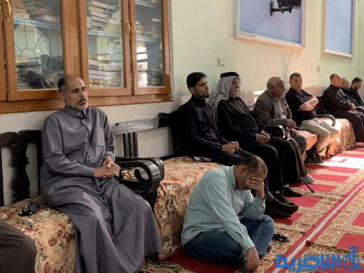 بالصور:مسجد الشيخ عباس الكبير في الناصرية يقيم مجلس عزاء في ذكرى شهادة الامام الكاظم عليه السلام 