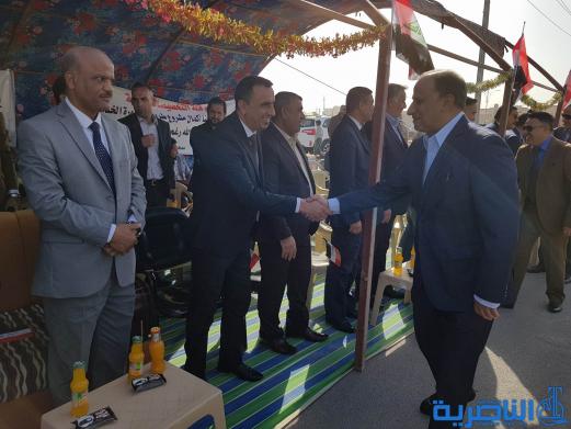 الناصري يفتتح الطريق الحولي بكلفة ٧مليار و٨٠٠ مليون دينار