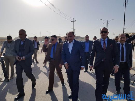 الناصري يفتتح الطريق الحولي بكلفة ٧مليار و٨٠٠ مليون دينار