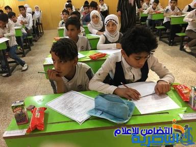 بدء الامتحانات النهائية للصفوف غير المنتهية في مدارس ومبرات التضامن للأيتام في ذي قار