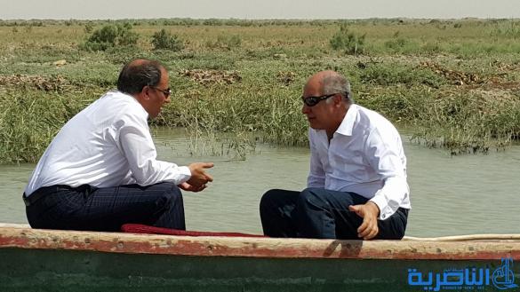 لة ميدانية لمتابعة مكافحة زهرة النيل في مناطق الاهوار - تقرير مصور-