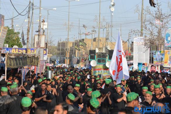 بالصور:الرفاعي تحيي ذكرى عاشوراء بمسيرة للمواكب الحسينية 
