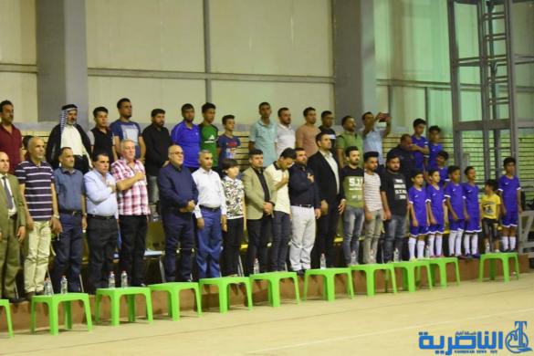 نفط ذي قار يتوّج بلقب بطولة الشهيد منذر لكرة الصالات