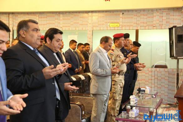 محافظ ذي قار يشارك في حفل افتتاح قصر القضاء في الناصرية ، ويدعو الى توسيع دائر نشر الثقافة القانونية بين المواطنين