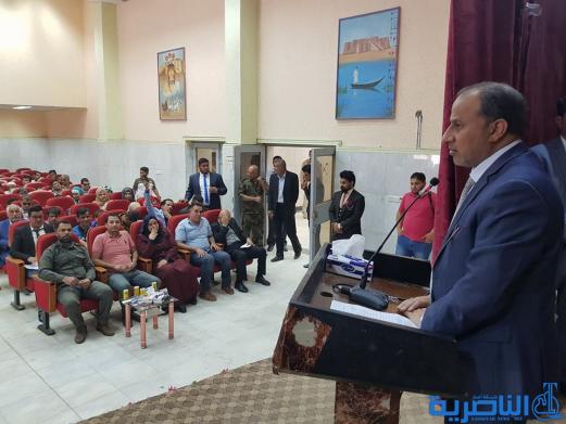 محافظ ذي قار يدعو لتشريع قانون ذوي الاعاقة البصرية