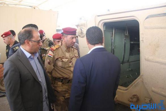محافظ ذي قار يتفقد القطعات العسكرية برفقة محافظ المثنى وقائد عمليات الرافدين - تقرير مصور-