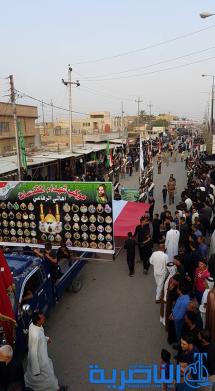 بالصور:الرفاعي تحيي ذكرى عاشوراء بمسيرة للمواكب الحسينية 