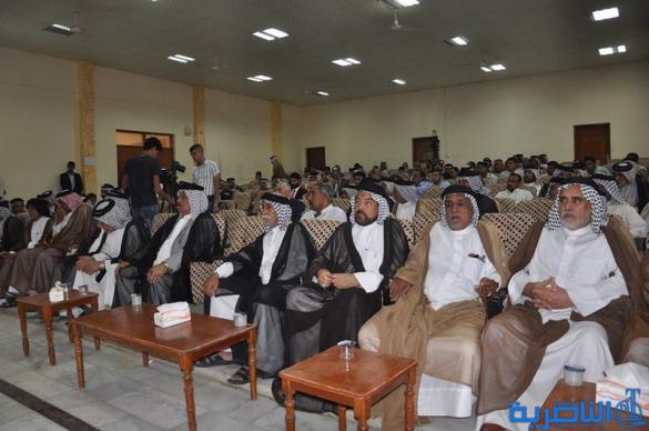 سوق الشيوخ تقيم مؤتمرا موسعا ضد ظاهرة اطلاق العيارات النارية - تقرير مصور -