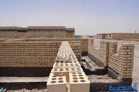 استمرار العمل في مجمع الزقورة السكني 