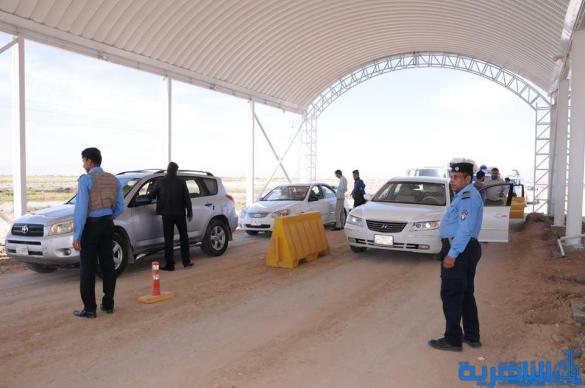 شرطة ذي قار تضبط عجلة محملة بمادة اليوريا المحظورة