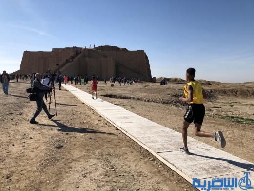 بالصور:الناصرية تحتضن بطولة العراق لسباقات الطريق 
