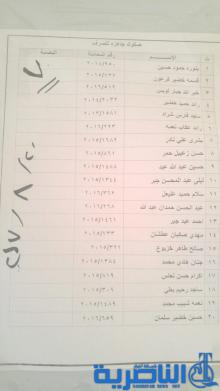 قوائم باسماء وجبة جديدة من قروض صندوق الاسكان في ذي قار
