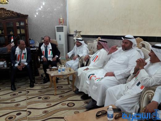 بالصور: محافط ذي قار يستقبل وفدا اعلاميا كويتيا برفقة نقيب الصحفيين العراقيين