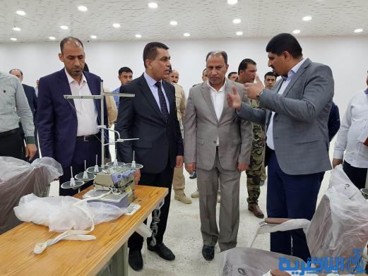 محافظ ذي قار يتفقد معملي راشيل لانتاج البطانيات و الخياطة ويدعو لدعم المنتج الوطني -تقرير مصور-