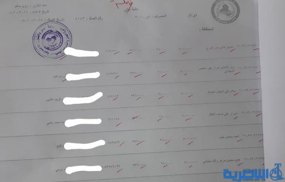 قوائم جديدة باسماء المشمولين بالقروض الصغيرة المقدمة لصندوق العمل