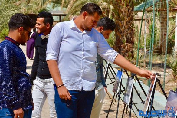 رجالات الناصرية وتقاليدها الاجتماعية في معرضين للرسم في جامعة ذي قار - تقرير مصور -