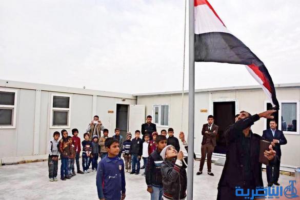 بعد ان اثارت ضجة اعلامية ، مدرسة طينية في ذي قار تجد من يعيد بنائها - تقرير مصور-