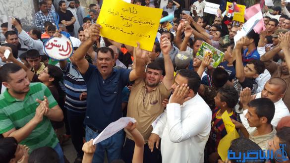 المئات يتظاهرون في مدينة الشطرة للمطالبة بالخدمات ومحاسبة المفسدين - تقرير مصور -