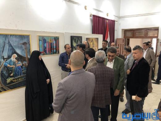 التربية تقيم معرضها السنوي لاعمال مشرفي ومعلمي الفنية في ذي قار